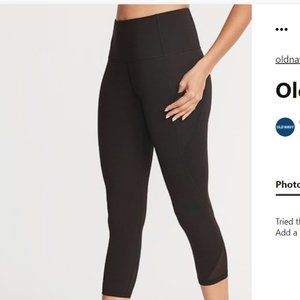 Old Navy Elevate Pocket Leggings, Black, Size M